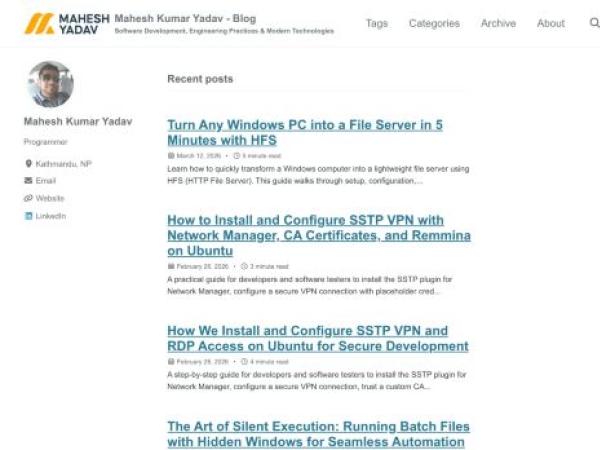 blog.maheshyadav.com.np