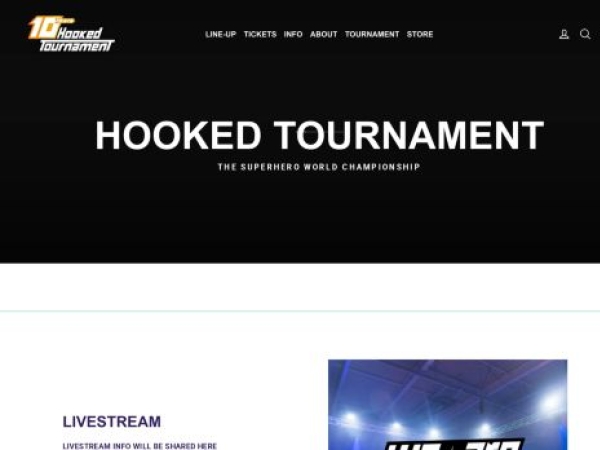 hookedtournament.com